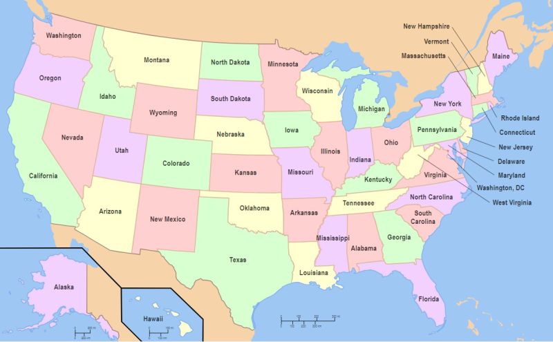 Clickable Map of the USA. Click on a state to learn more about their dam safety regulatory program.